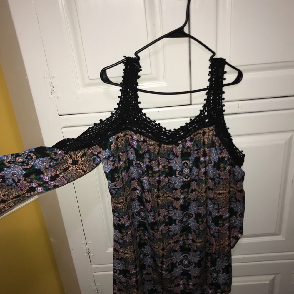 Cold shoulder dress